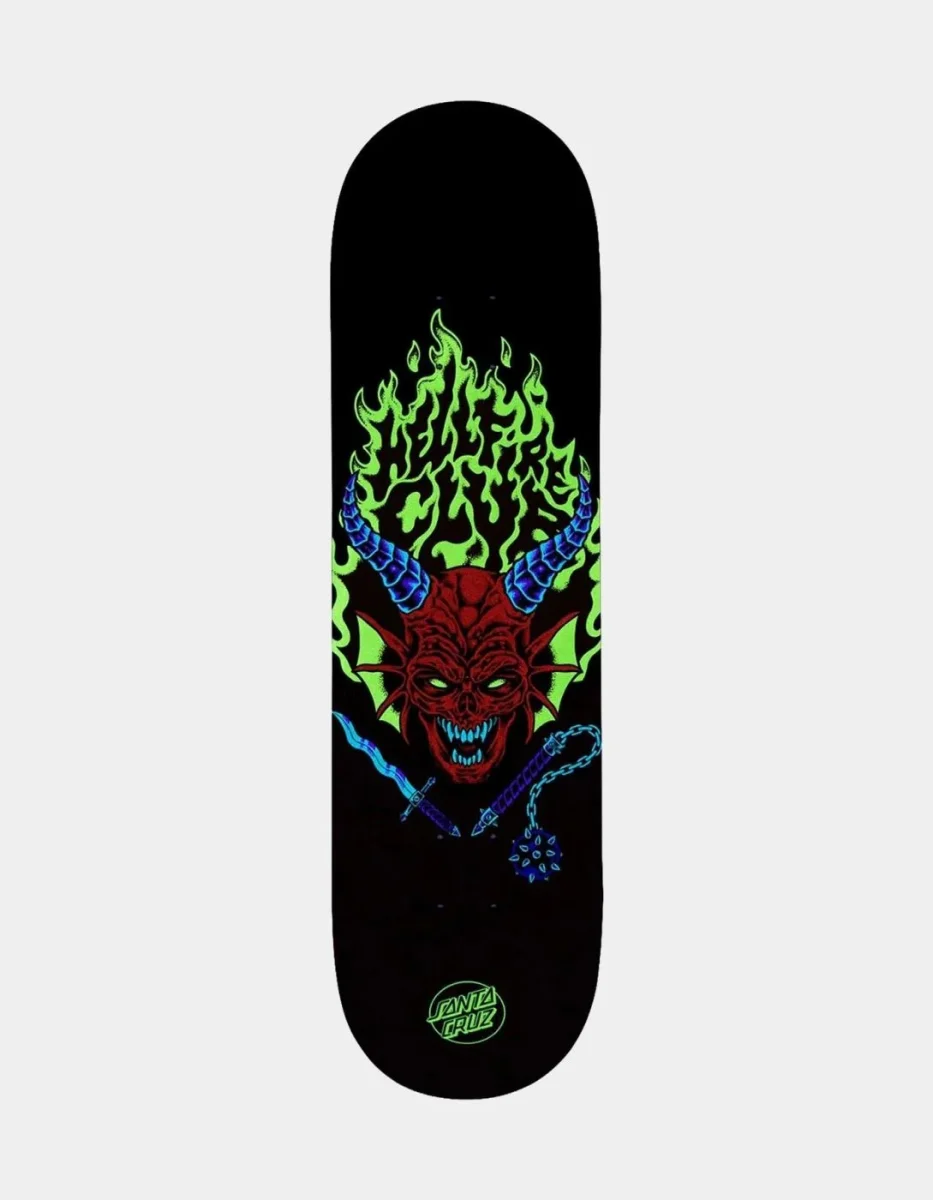 Tabla Skate SANTA CRUZ X STRANGER THINGS HELLFIRE 8. - Imagen 3