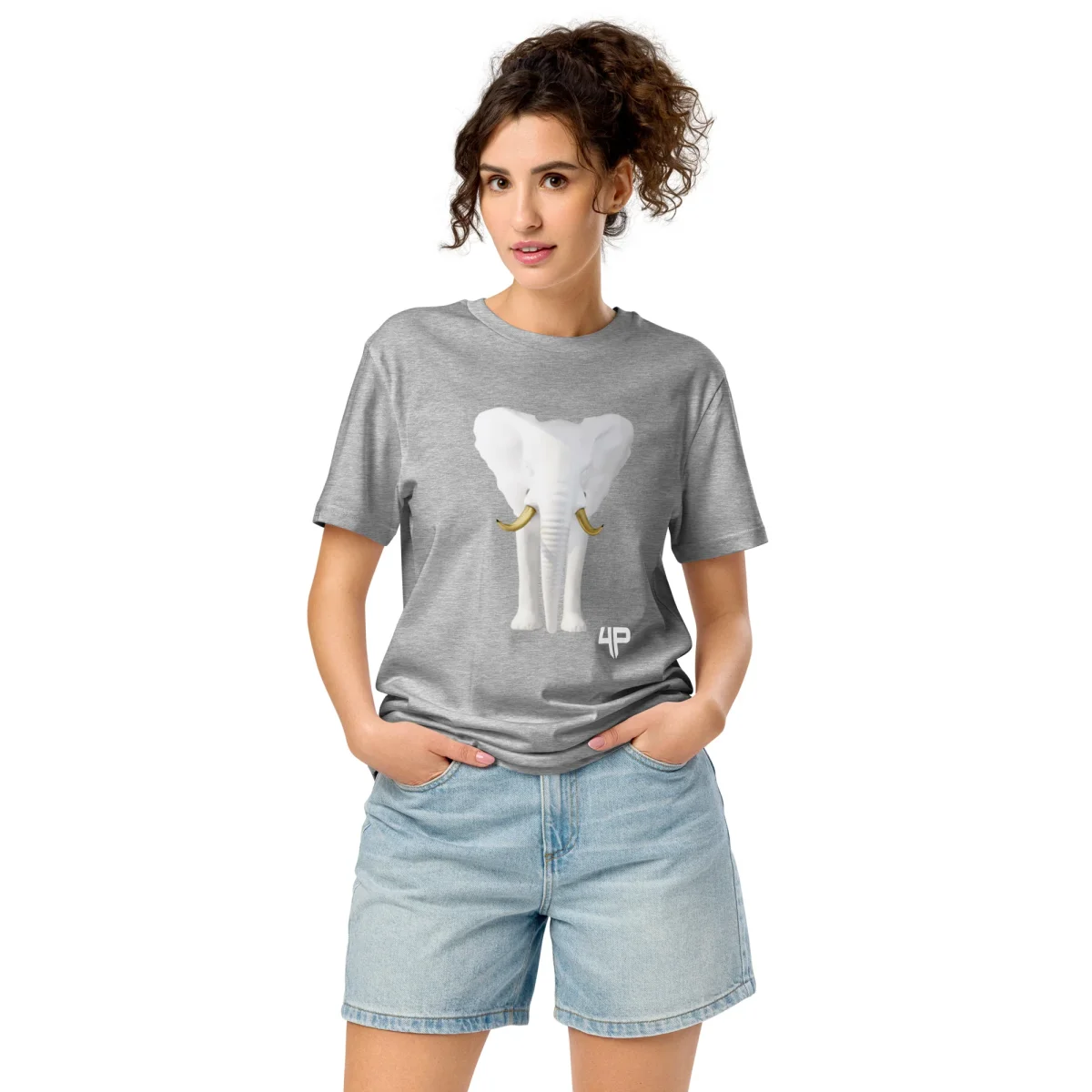 Camiseta gruesa orgánica unisex - Imagen 4