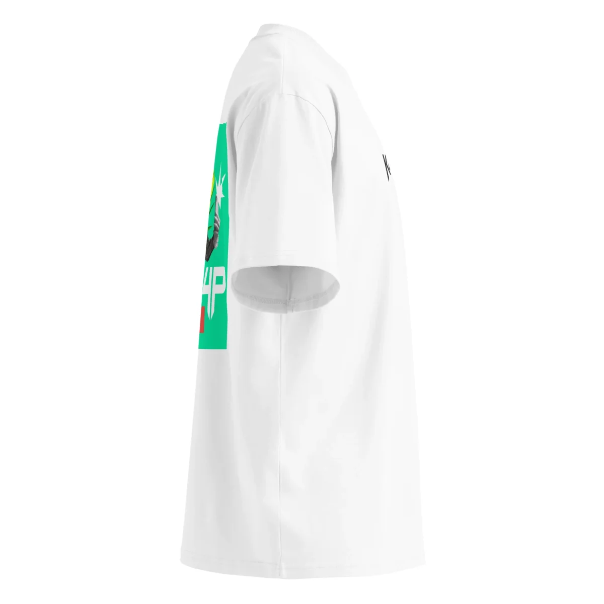 Camiseta oversize orgánica de cuello alto - Imagen 6