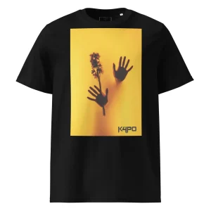 Camiseta orgánica con cuello acanalado unisex