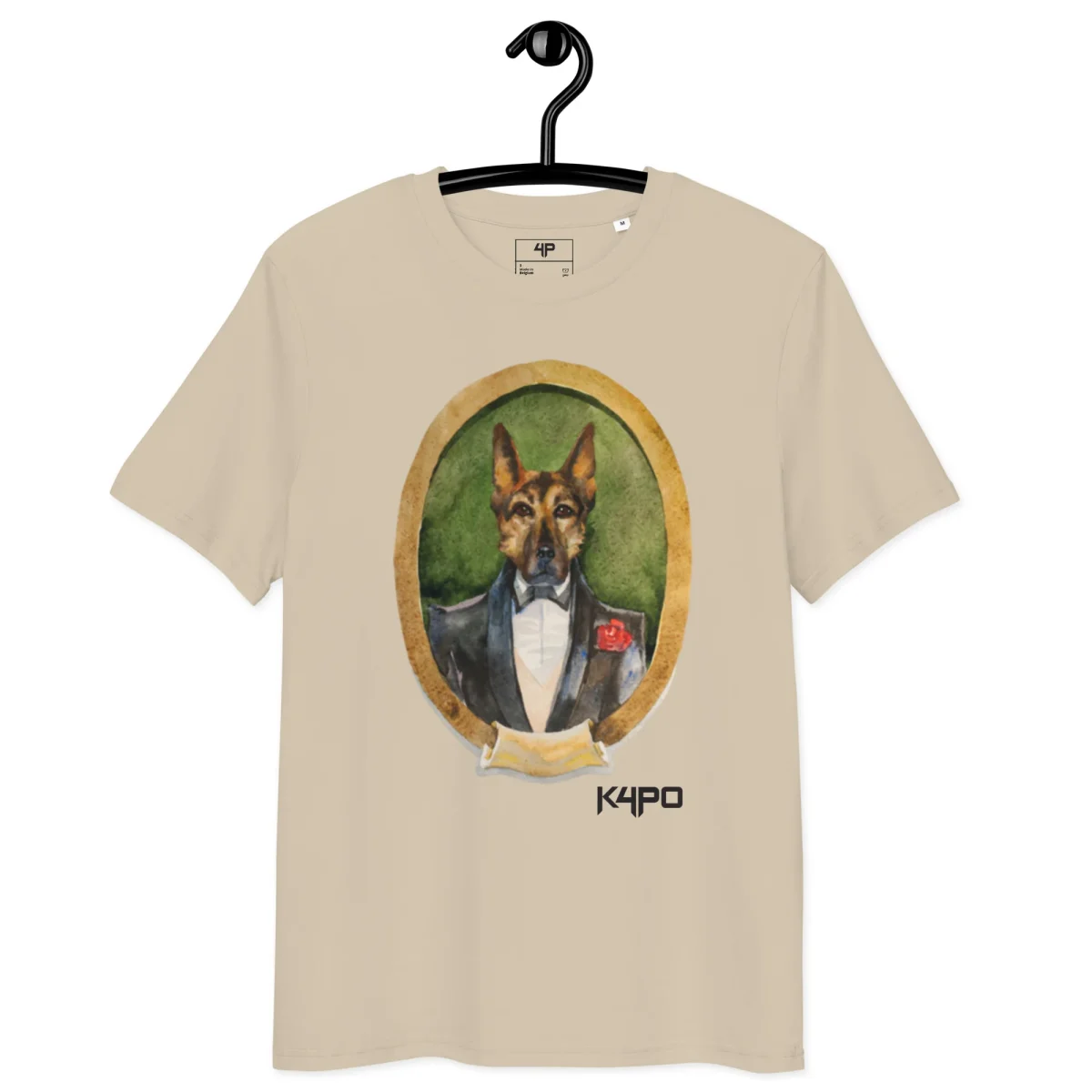 Camiseta orgánica con cuello acanalado hombre - Imagen 4