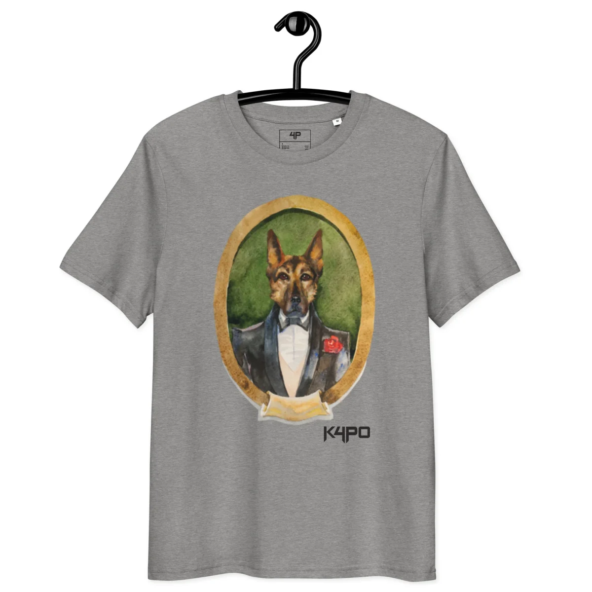 Camiseta orgánica con cuello acanalado hombre - Imagen 6