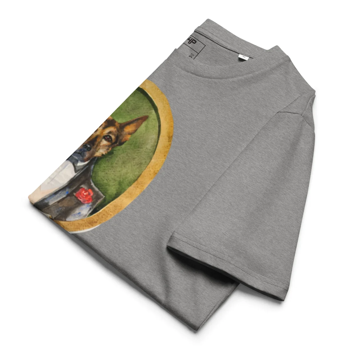 Camiseta orgánica con cuello acanalado hombre - Imagen 7