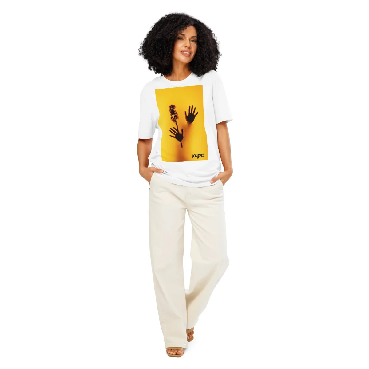 Camiseta orgánica con cuello acanalado unisex - Imagen 5