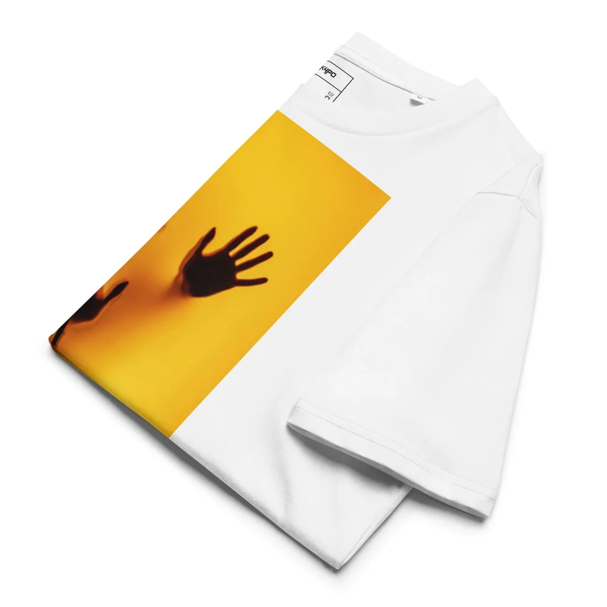 Camiseta orgánica con cuello acanalado unisex - Imagen 7