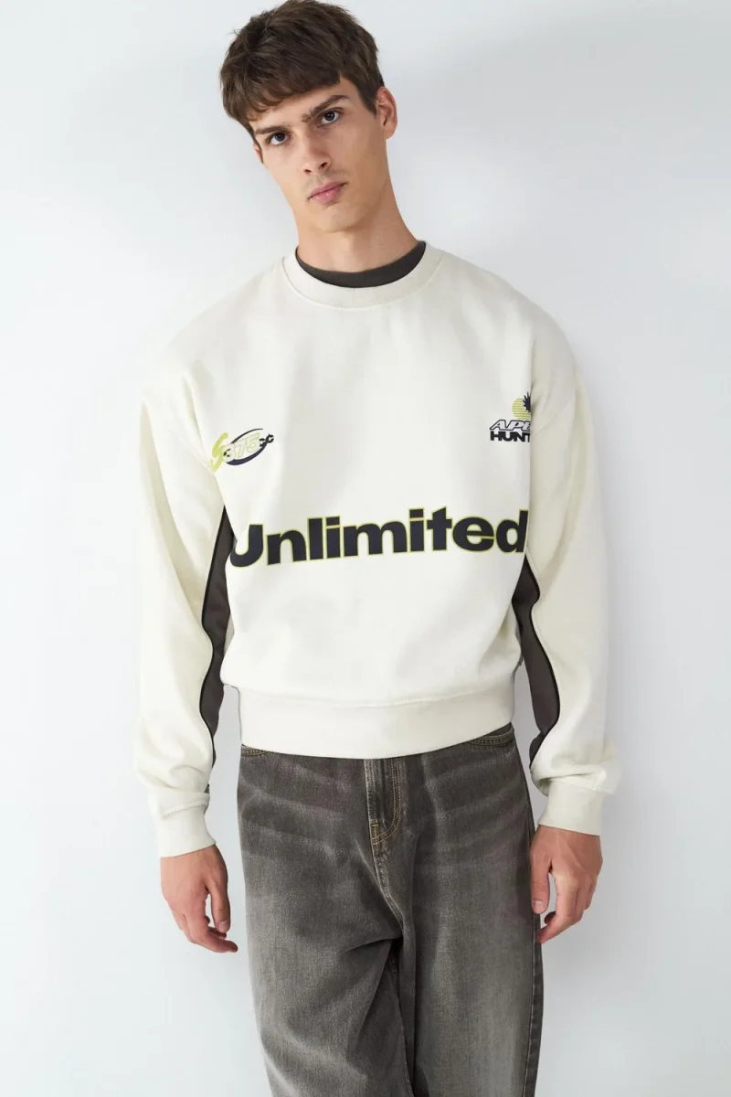 BUZO RELAXED FOOTBALL BMK-White - Imagen 2