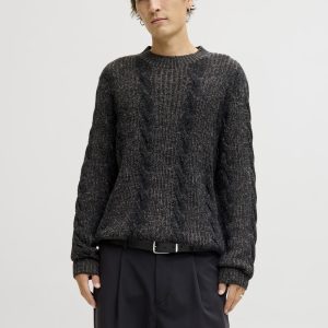 SWEATER RELAXED ACANALADO CARL - Chocolate Brown