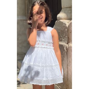 Vestido Colección Albaricoque Lazada Punto Smock