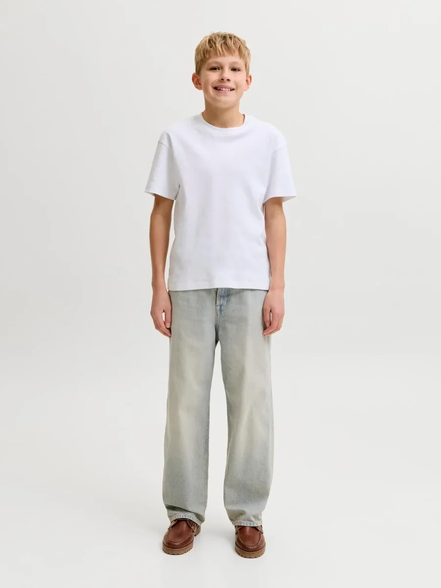 JEAN BAGGY TIRO ALTO ALEX 502 JNR - Light Blue Denim - Imagen 3