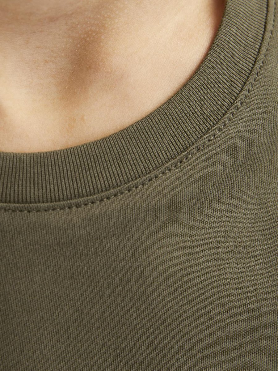 CAMISETA REGULAR ORGANIC JNR - Olive Night - Imagen 8