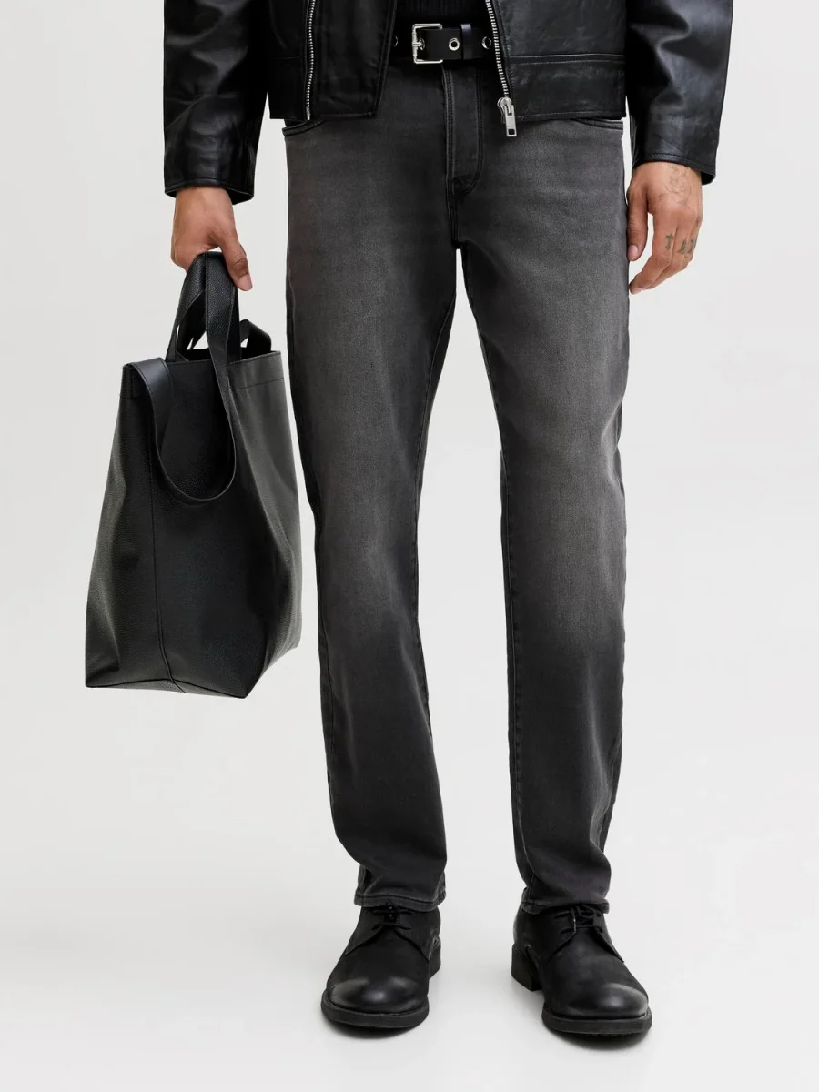 JEAN TAPERED TIRO BAJO MIKE 426 - Black Denim - Imagen 2
