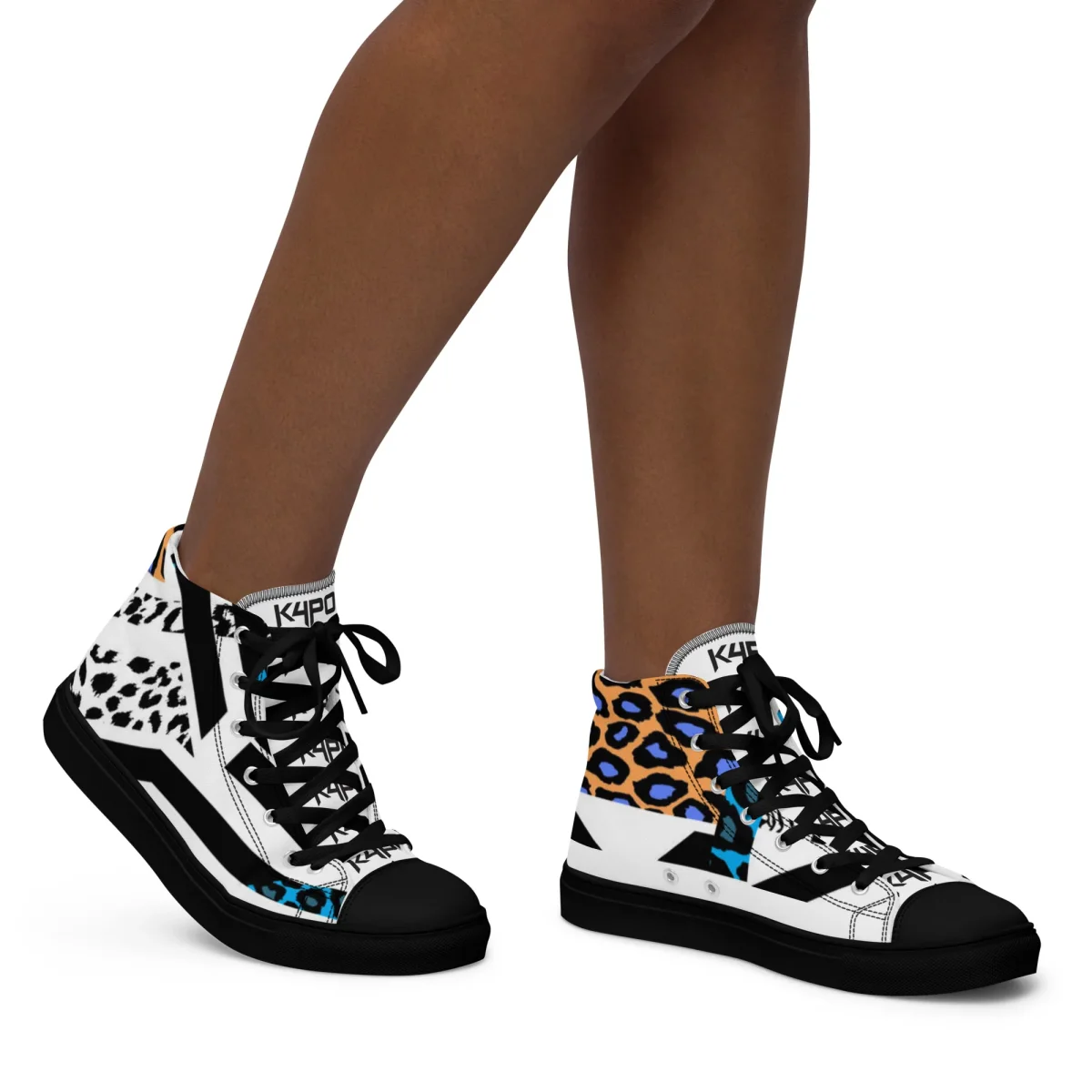 Zapatillas de caña alta para mujer - Leopard 324 - Imagen 5