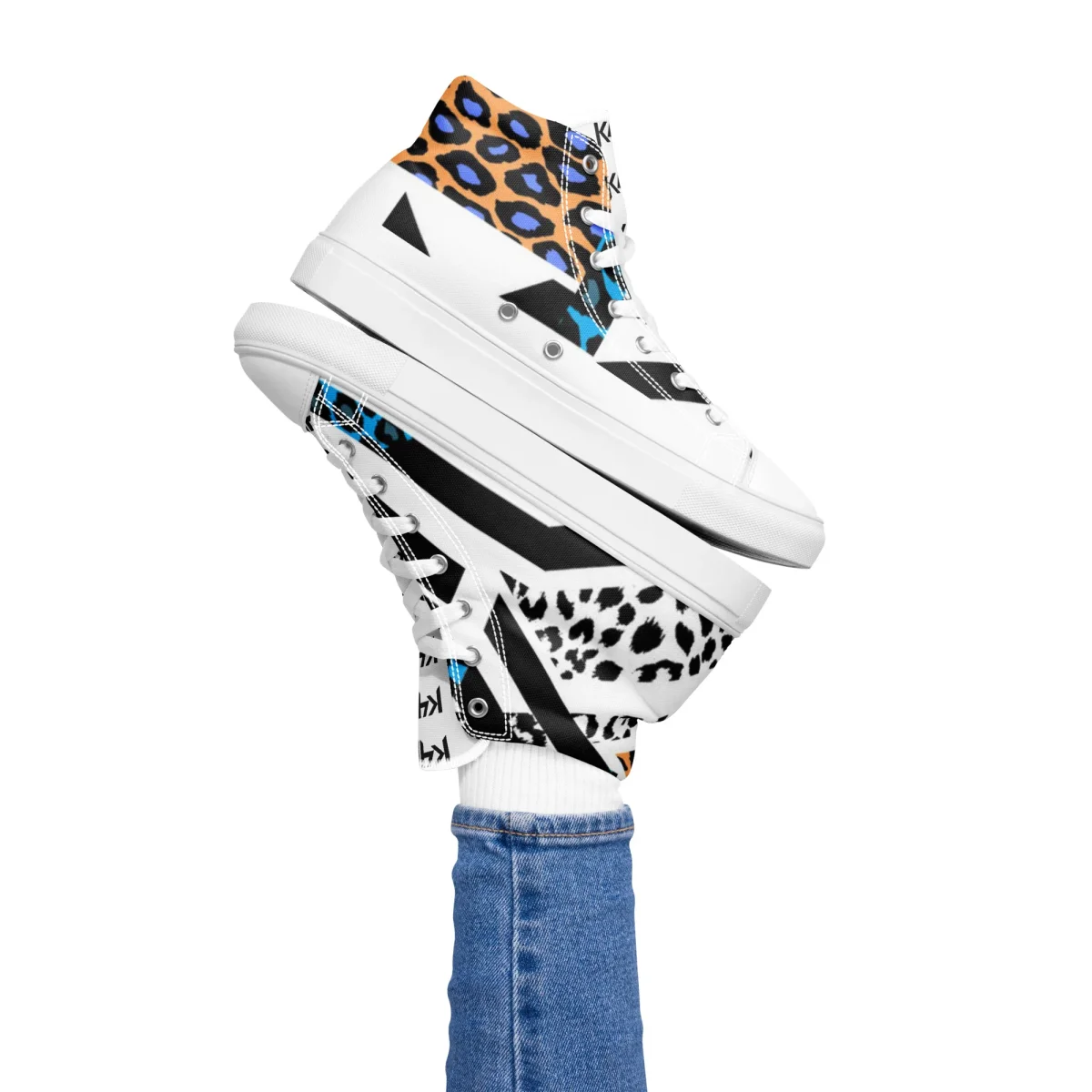 Zapatillas de caña alta para mujer - Leopard 324 - Imagen 7
