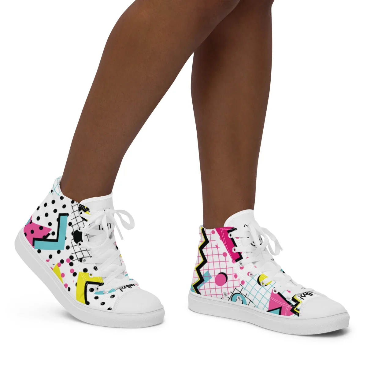 Zapatillas de lona de caña alta para mujer - Imagen 7