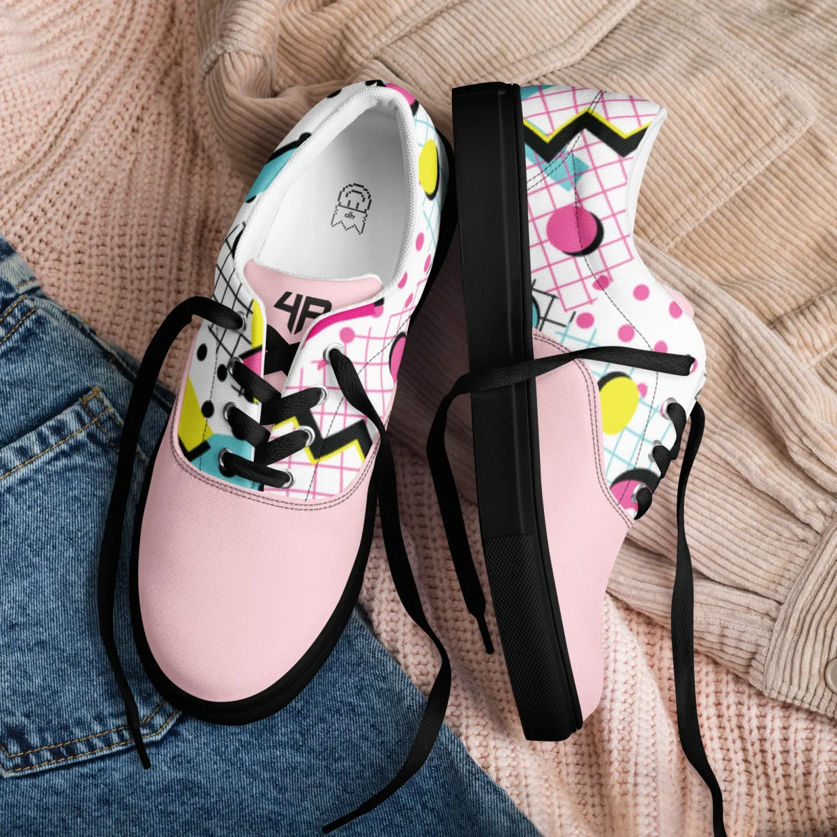 Zapatillas con cordones para mujer - DIV 2402 - Imagen 3