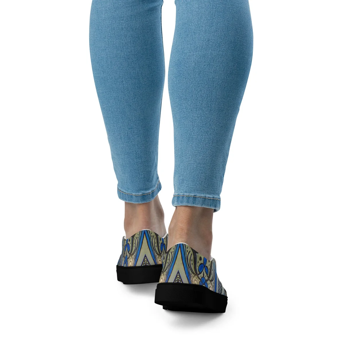 Zapatillas sin cordones para mujer - Barroco 0905 - Imagen 7