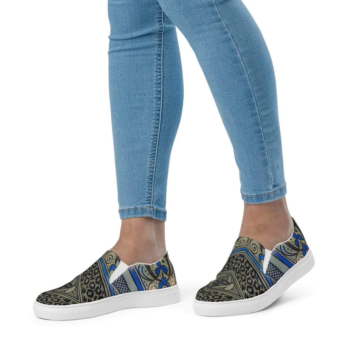 Zapatillas sin cordones para mujer - Barroco 0905 - Imagen 8