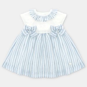 Vestido Punto y Tela de Niña Burrey