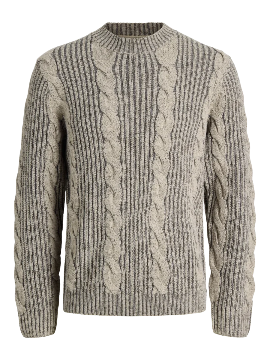 SWEATER RELAXED ACANALADO CARL - Volcanic Ash - Imagen 6