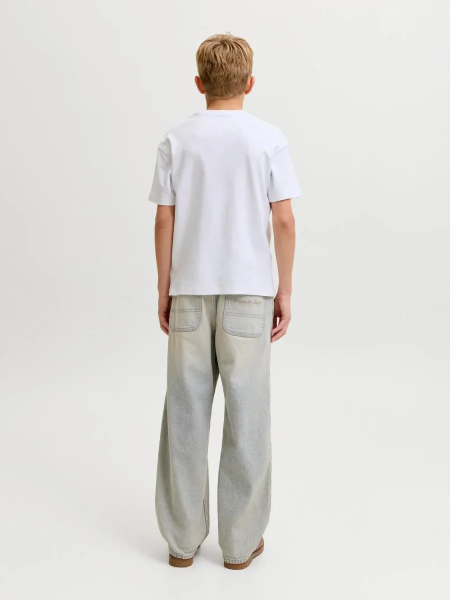 JEAN BAGGY TIRO ALTO ALEX 502 JNR - Light Blue Denim - Imagen 5