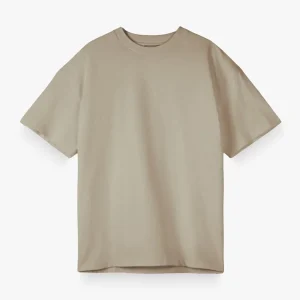 CAMISETA RELAXED MANGA CORTA BMK-Beige