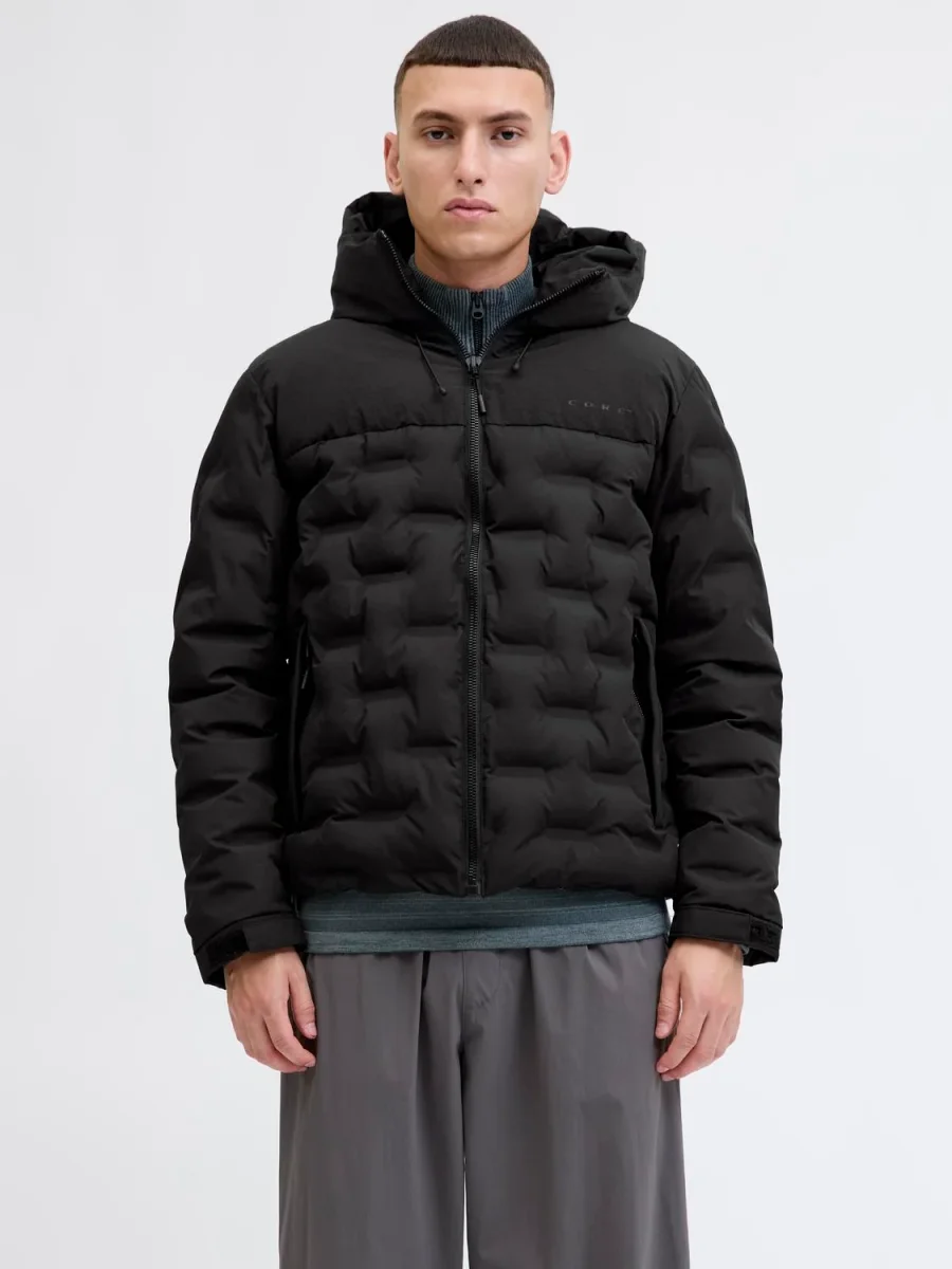 CAMPERA PUFFER POINT - Black Detail:BLOCKING