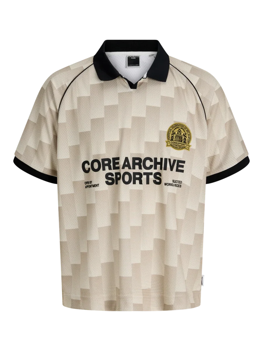 CAMISETA LOOSE POLO FÚTBOL - Sweet Corn AOP:AOP - Imagen 6