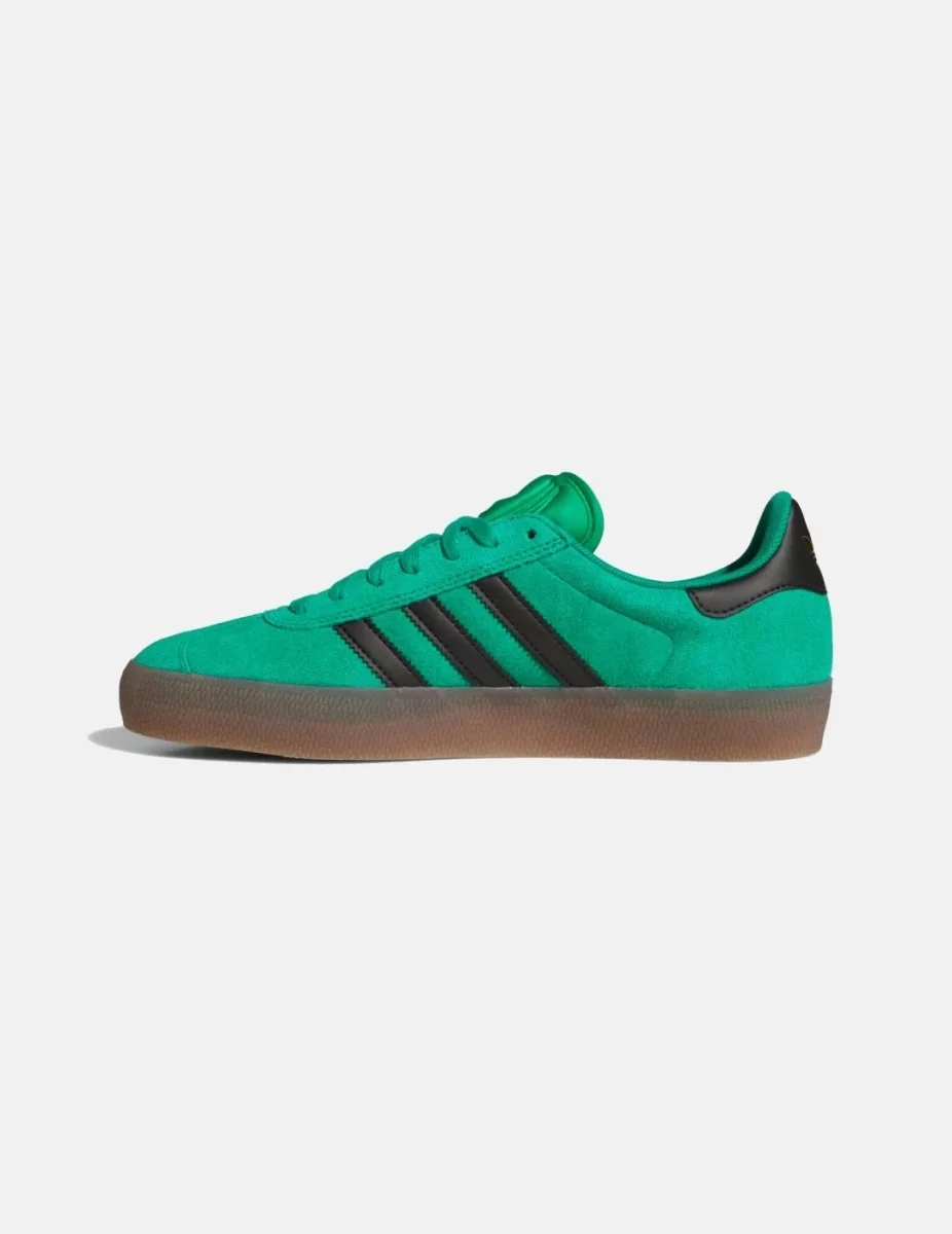 Zapatillas ADIDAS GAZELLE ADV - Court Green/Black/Gum - Imagen 3