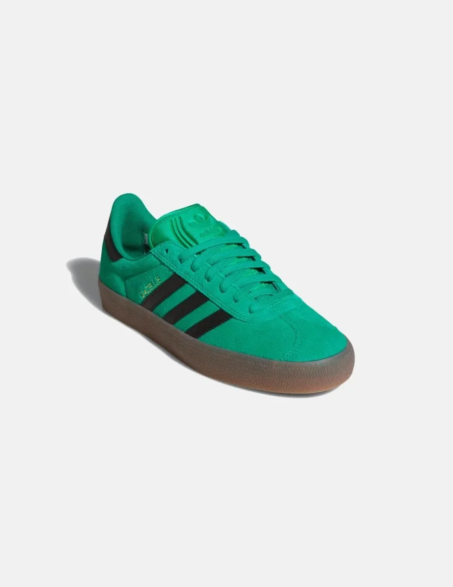 Zapatillas ADIDAS GAZELLE ADV - Court Green/Black/Gum - Imagen 7