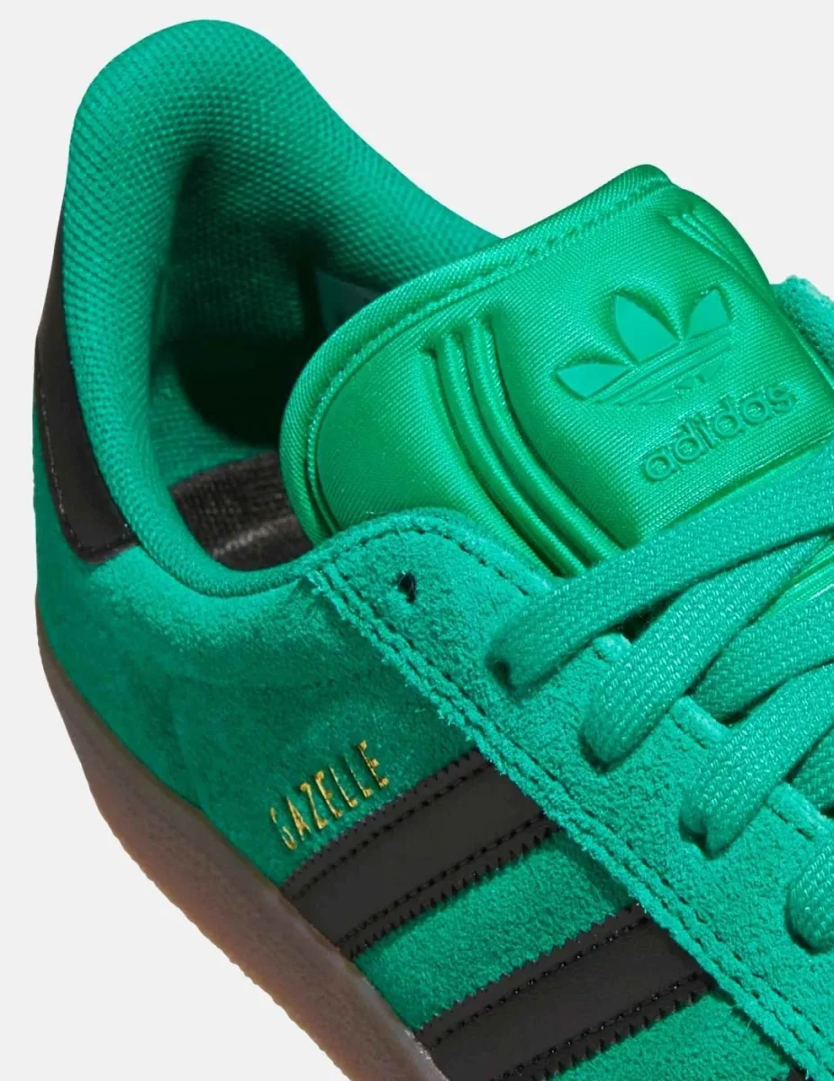 Zapatillas ADIDAS GAZELLE ADV - Court Green/Black/Gum - Imagen 9