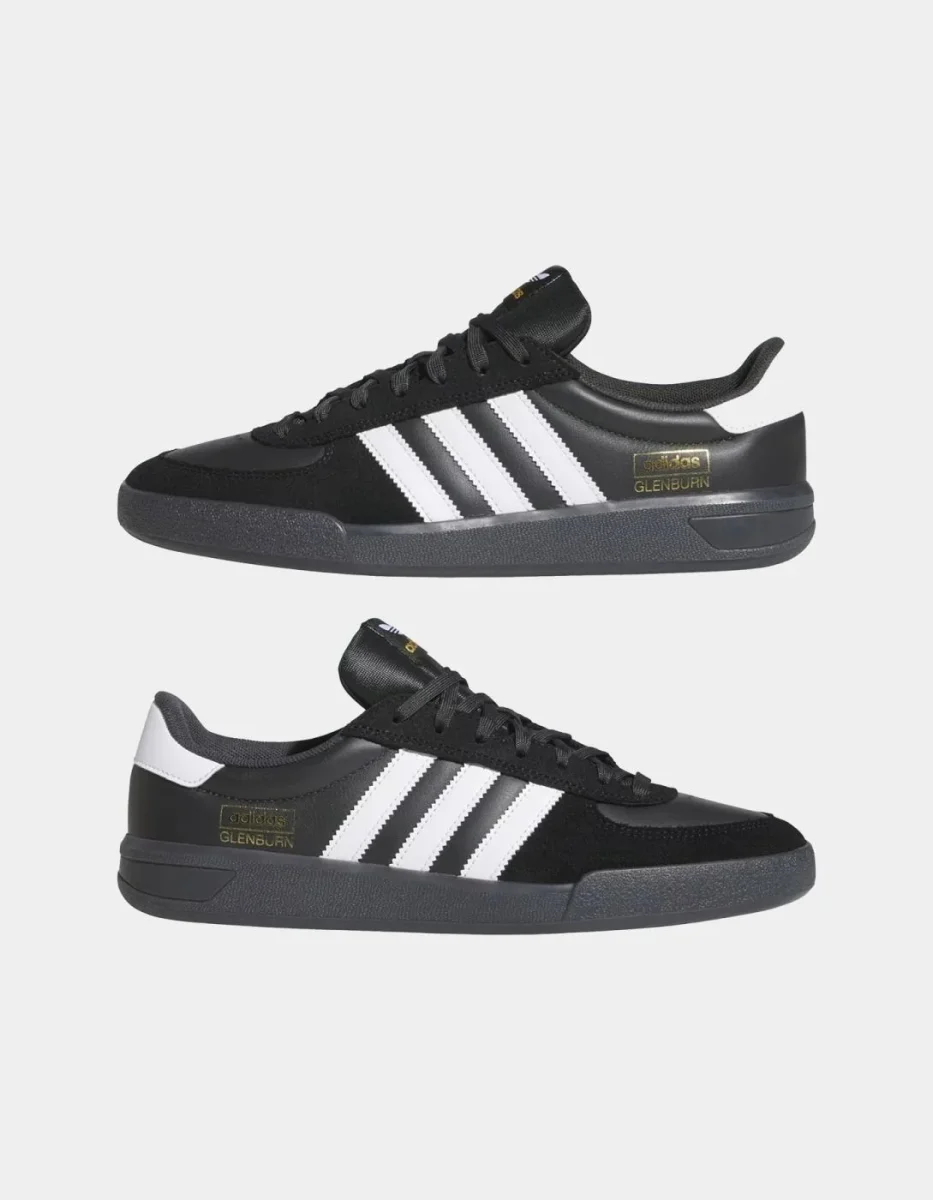 Zapatillas ADIDAS GLENBURN - Black/White/Carbon - Imagen 3