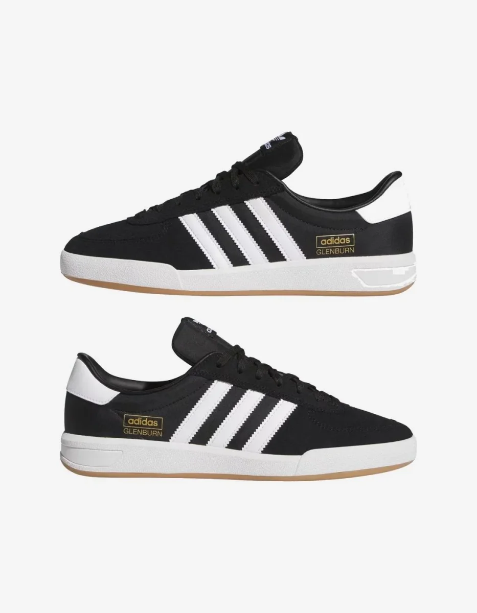 Zapatillas ADIDAS GLOBE GLENBURN - Black/White/Gum - Imagen 4