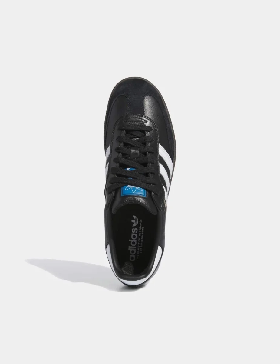 Zapatillas ADIDAS SAMBA ADV - Black/White/Gum - Imagen 4