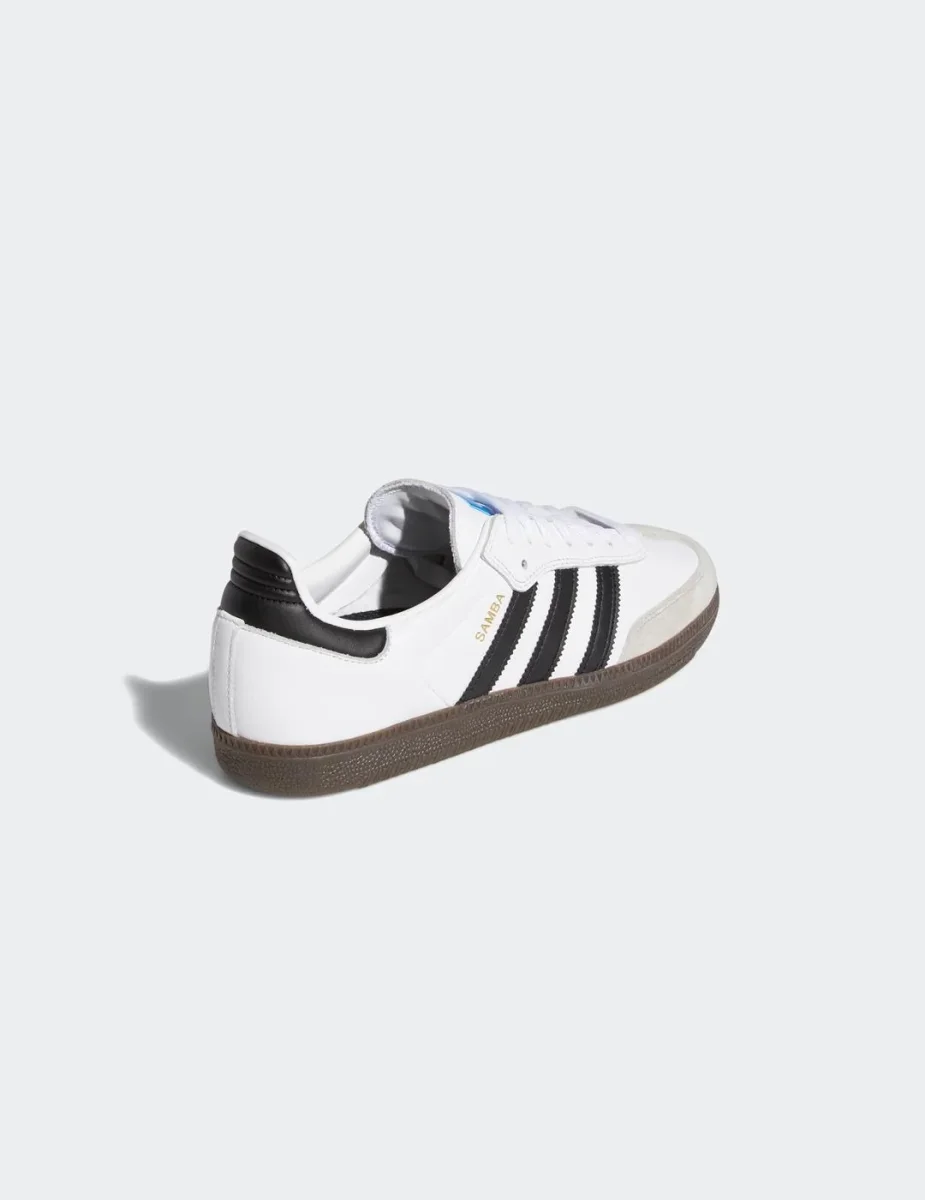 Zapatillas ADIDAS SAMBA ADV - White/Black/Gum - Imagen 4