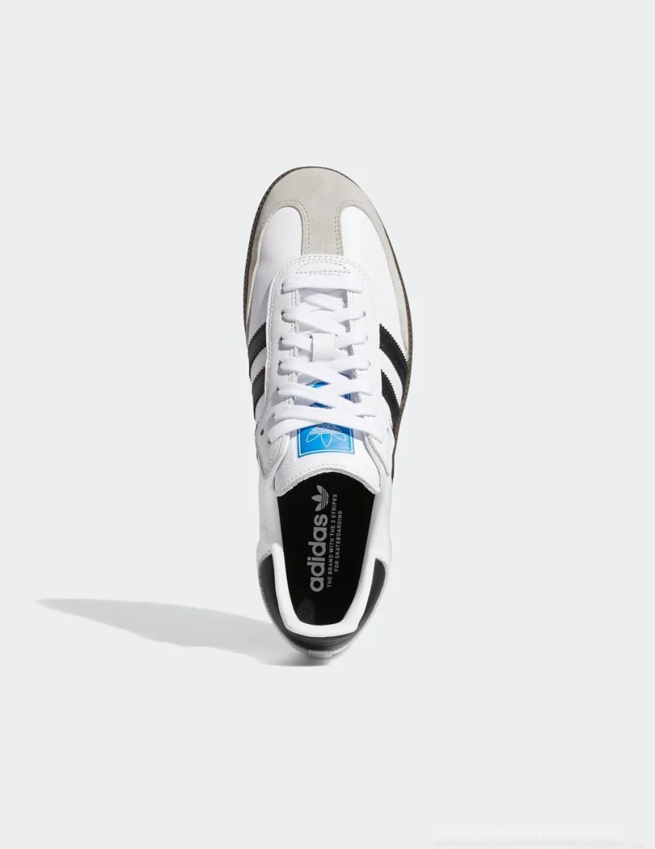 Zapatillas ADIDAS SAMBA ADV - White/Black/Gum - Imagen 6