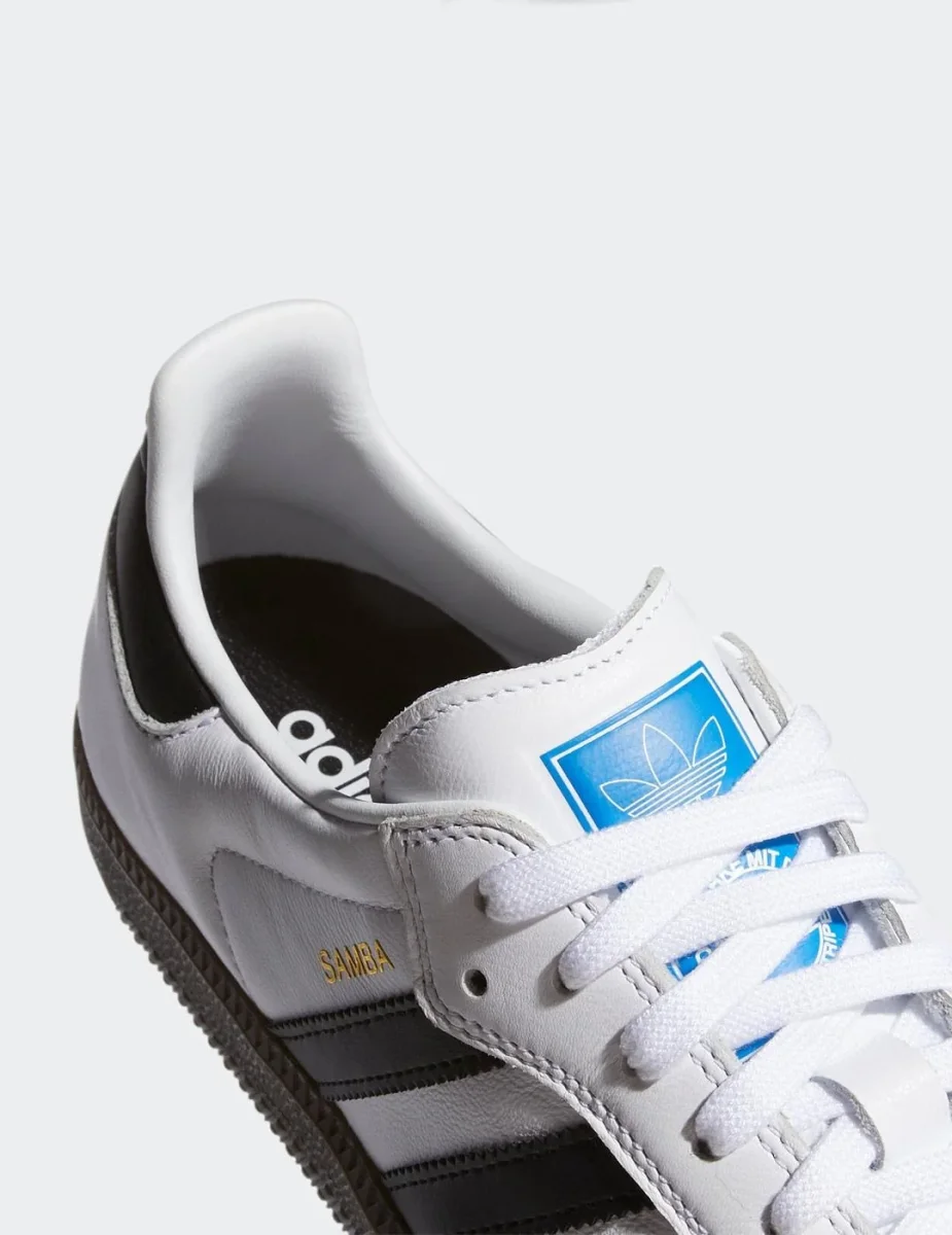 Zapatillas ADIDAS SAMBA ADV - White/Black/Gum - Imagen 8