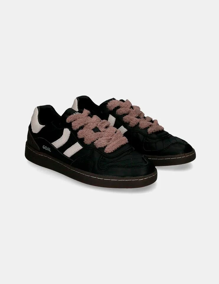 Zapatillas COOLWAY GOAL - Black Leather - Imagen 3