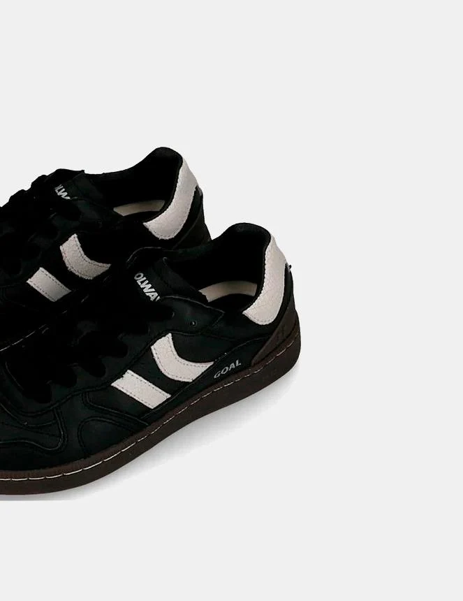 Zapatillas COOLWAY GOAL - Black Leather - Imagen 6