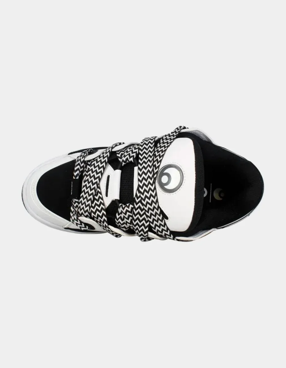 Zapatillas OSIRIS D3 OG - Black/White/Zigzag - Imagen 3