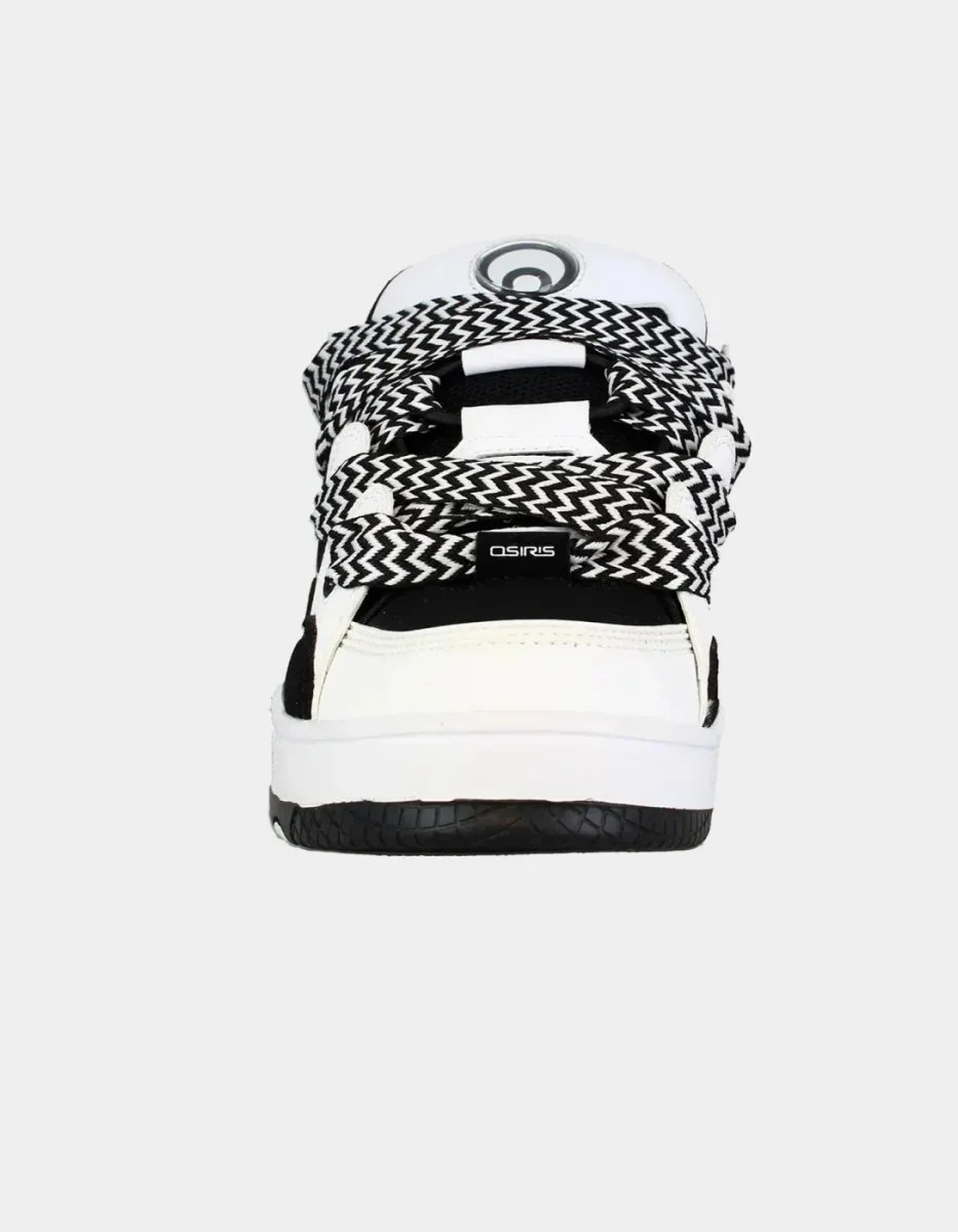 Zapatillas OSIRIS D3 OG - Black/White/Zigzag - Imagen 5