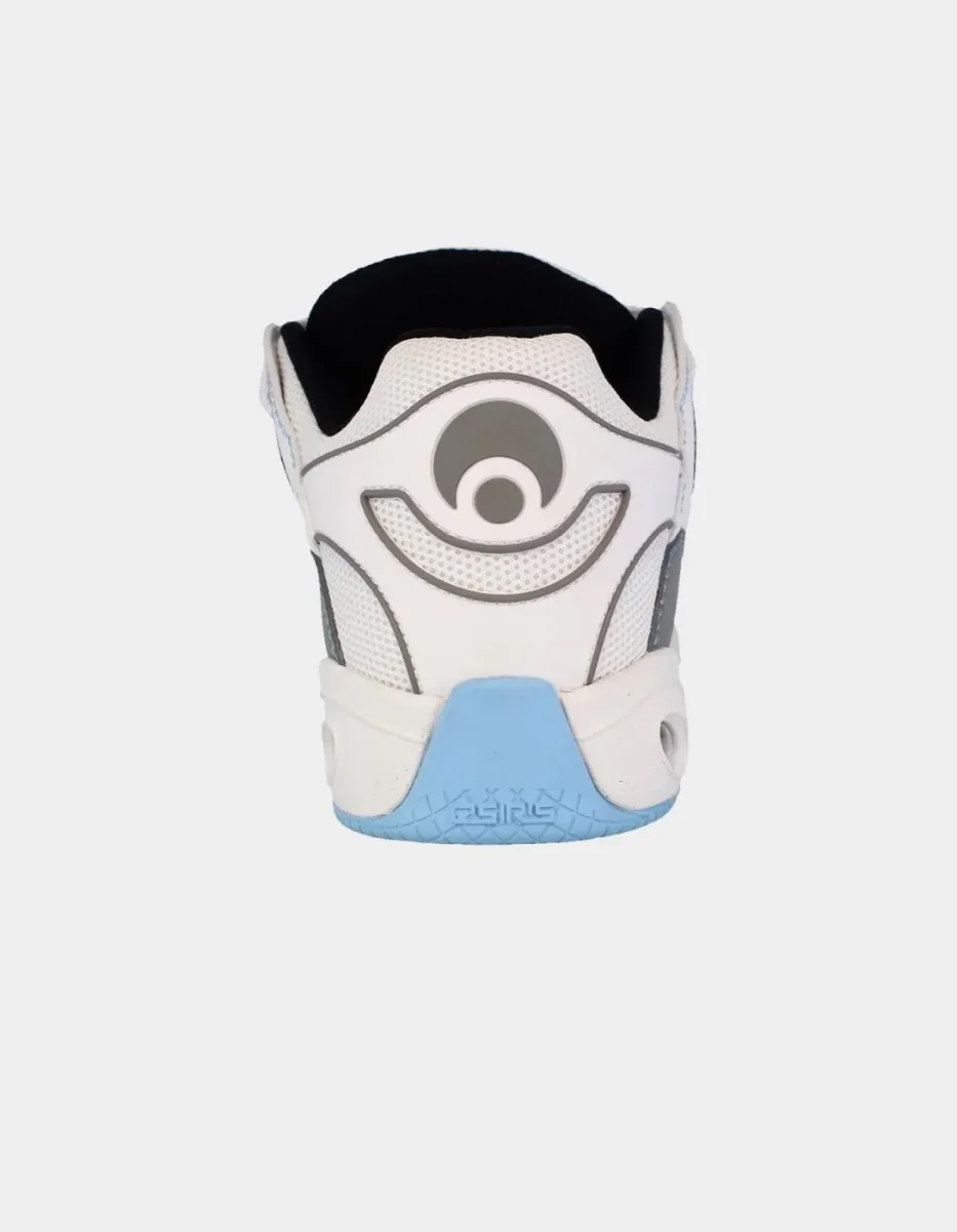 Zapatillas OSIRIS D3 OG - White/Grey/Baby Blue - Imagen 4
