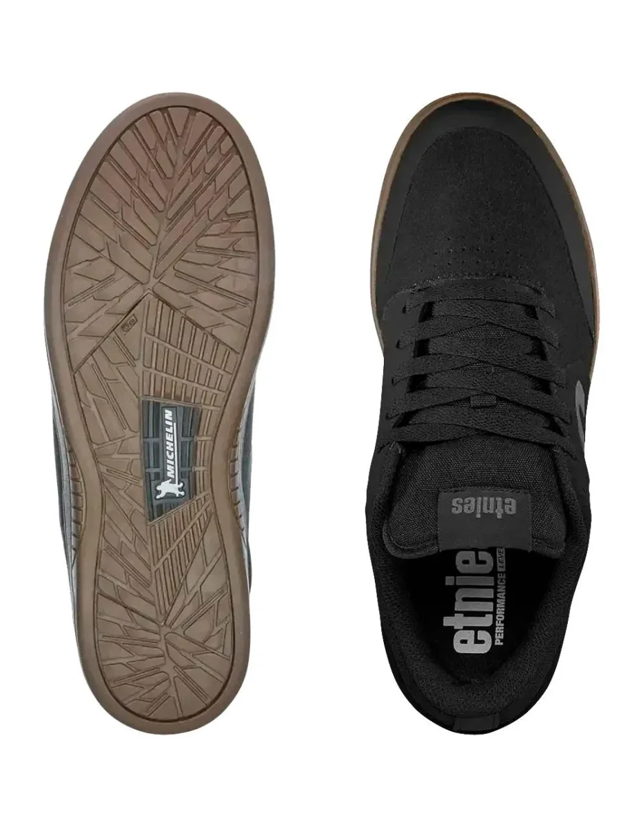 Zapatillas ETNIES MARANA - Black/Gum/Dark Grey - Imagen 9