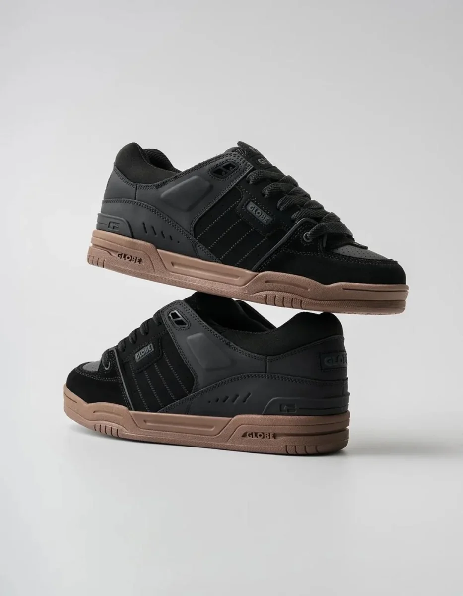 Zapatillas GLOBE FUSION - Black/Tobacco Gum - Imagen 5