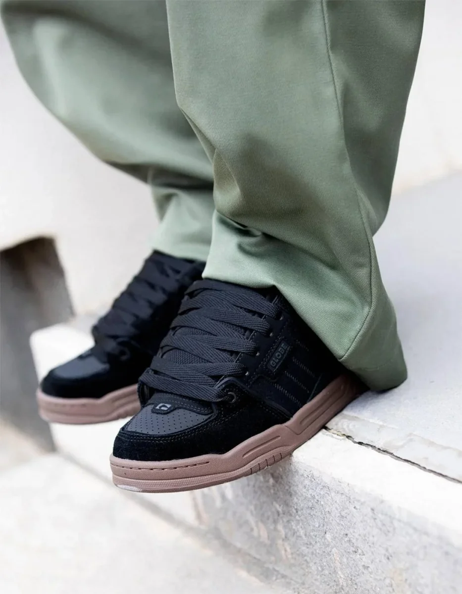 Zapatillas GLOBE FUSION - Black/Tobacco Gum - Imagen 6
