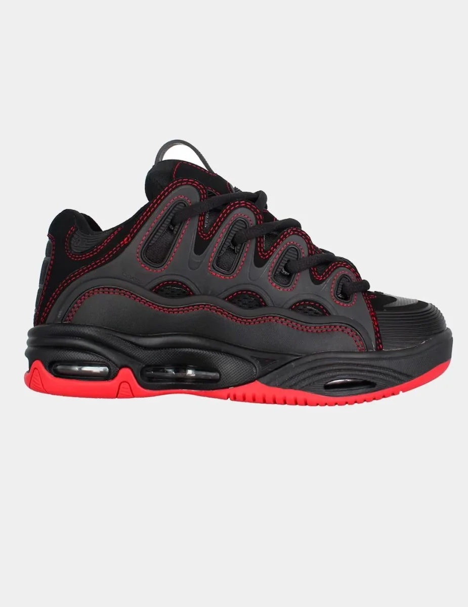 Zapatillas OSIRIS D3 2001 - Black/Red/Red - Imagen 2
