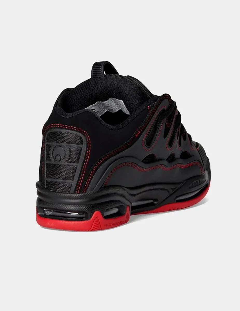 Zapatillas OSIRIS D3 2001 - Black/Red/Red - Imagen 5