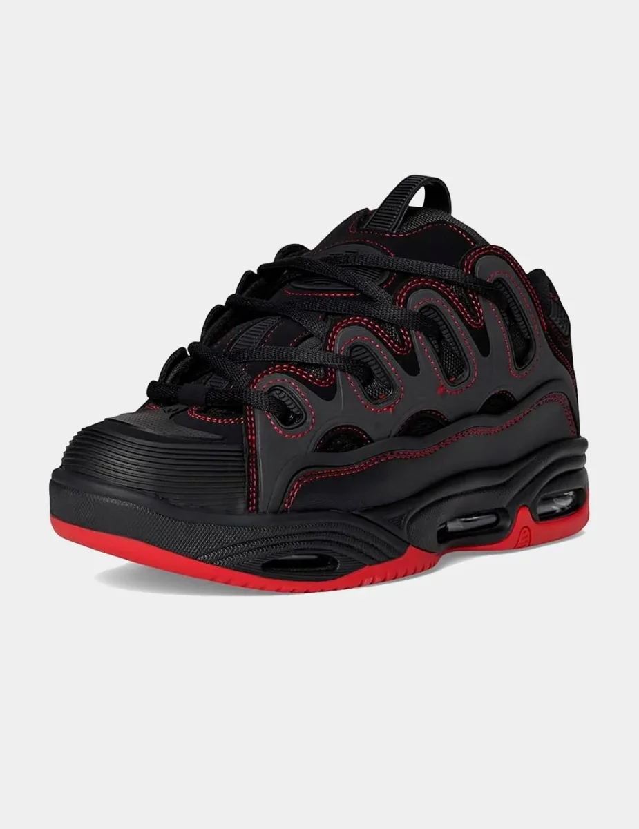 Zapatillas OSIRIS D3 2001 - Black/Red/Red - Imagen 6