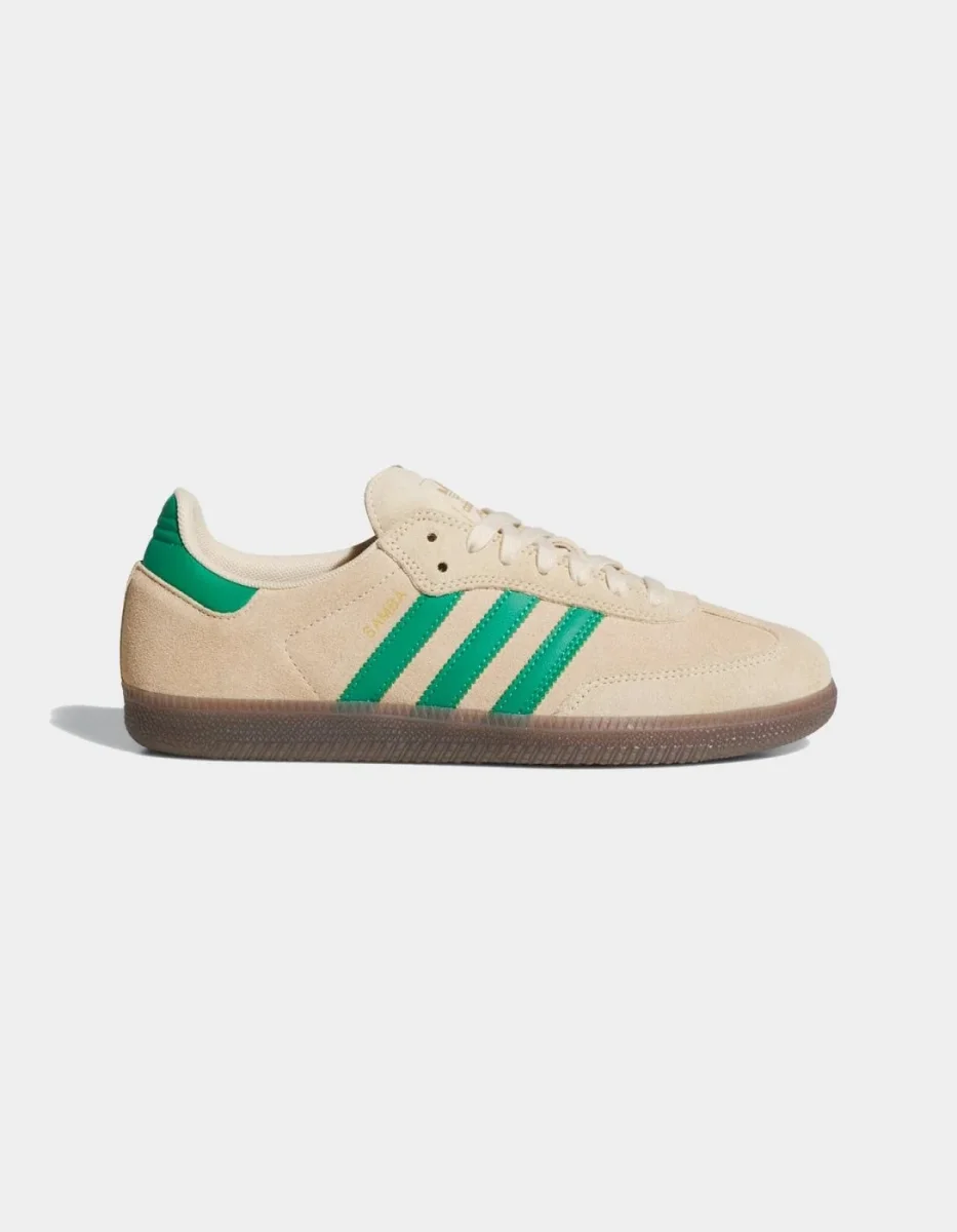 Zapatillas SAMBA ADV - Sand Strata/Court Green/Gum