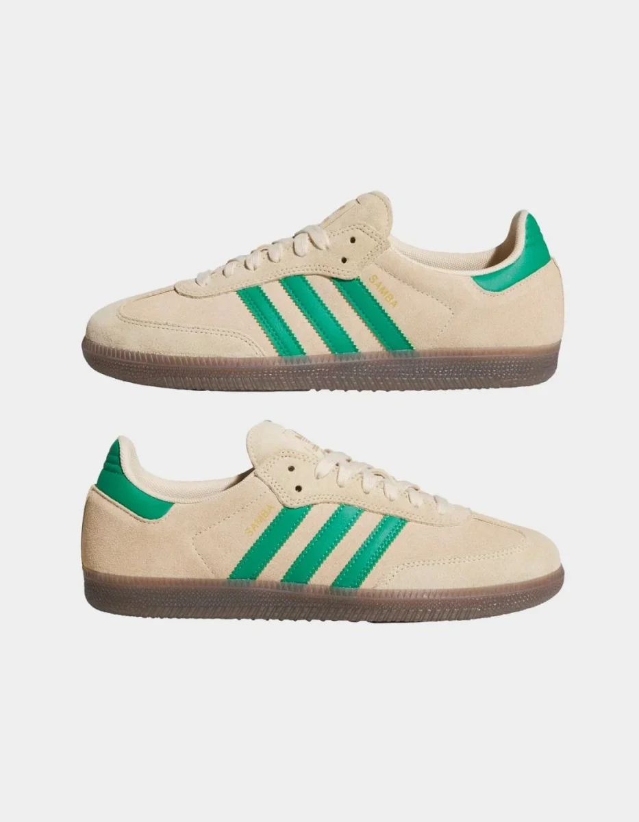 Zapatillas SAMBA ADV - Sand Strata/Court Green/Gum - Imagen 4