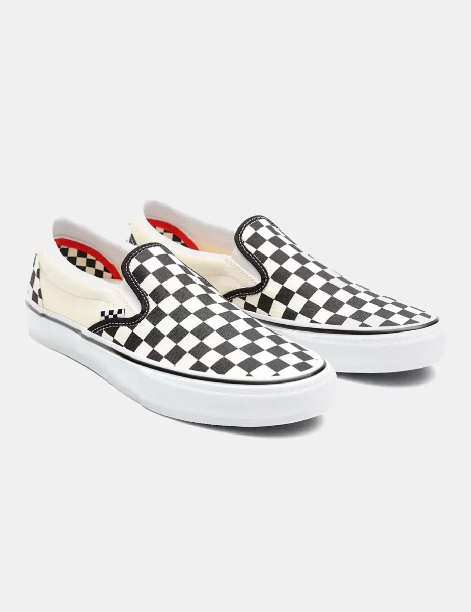 Zapatillas SKATE SLIP-ON - Checkboard Black - Imagen 2